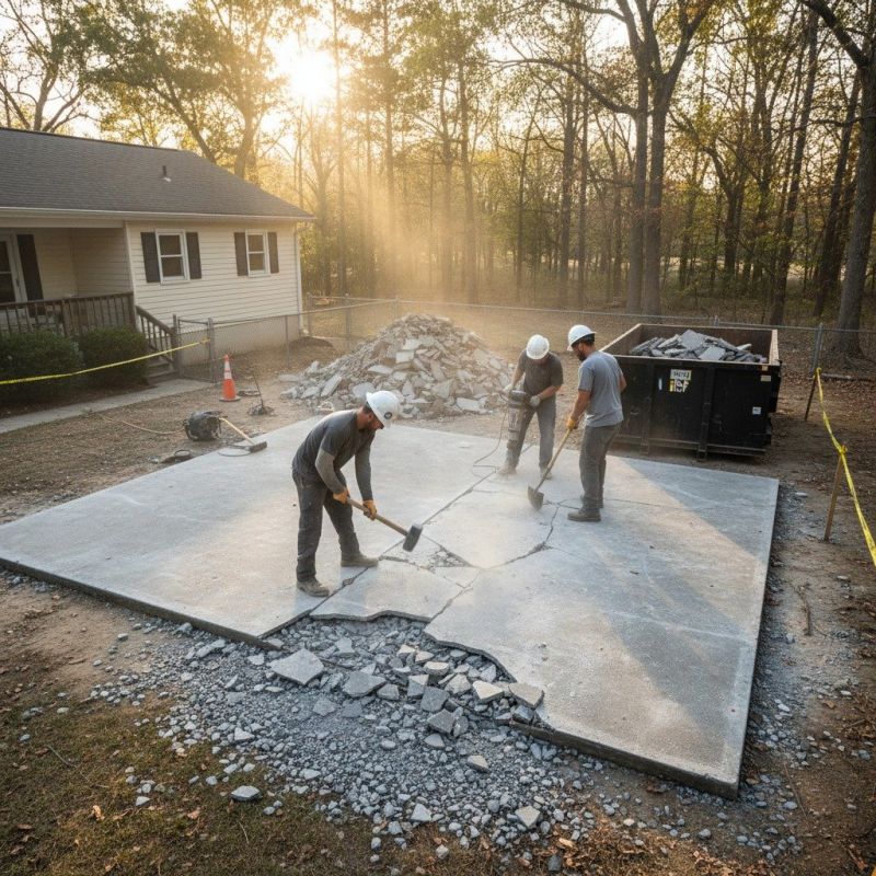 Concrete Floor Removal in Sacramento, CA