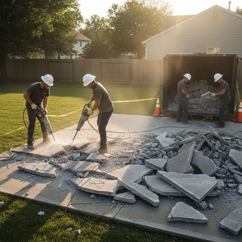 Concrete Pavement Demolition in Bergen County, NJ