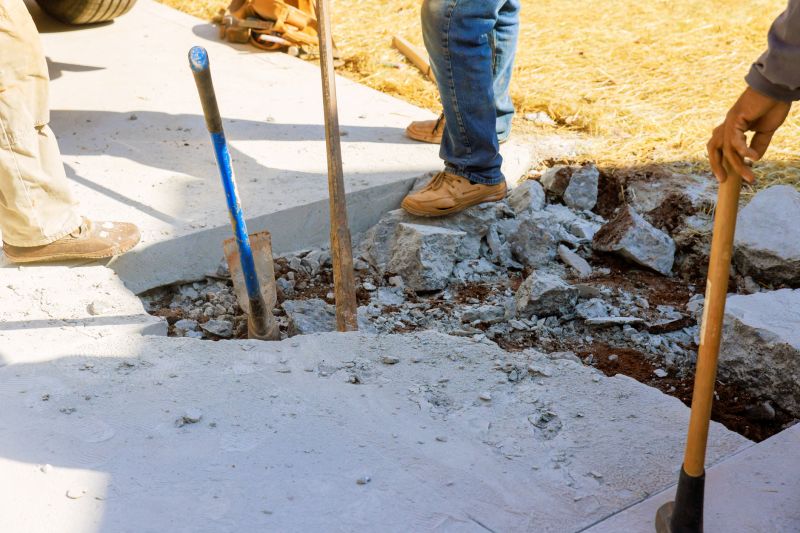 Walkway Demolition in Bergen County, NJ